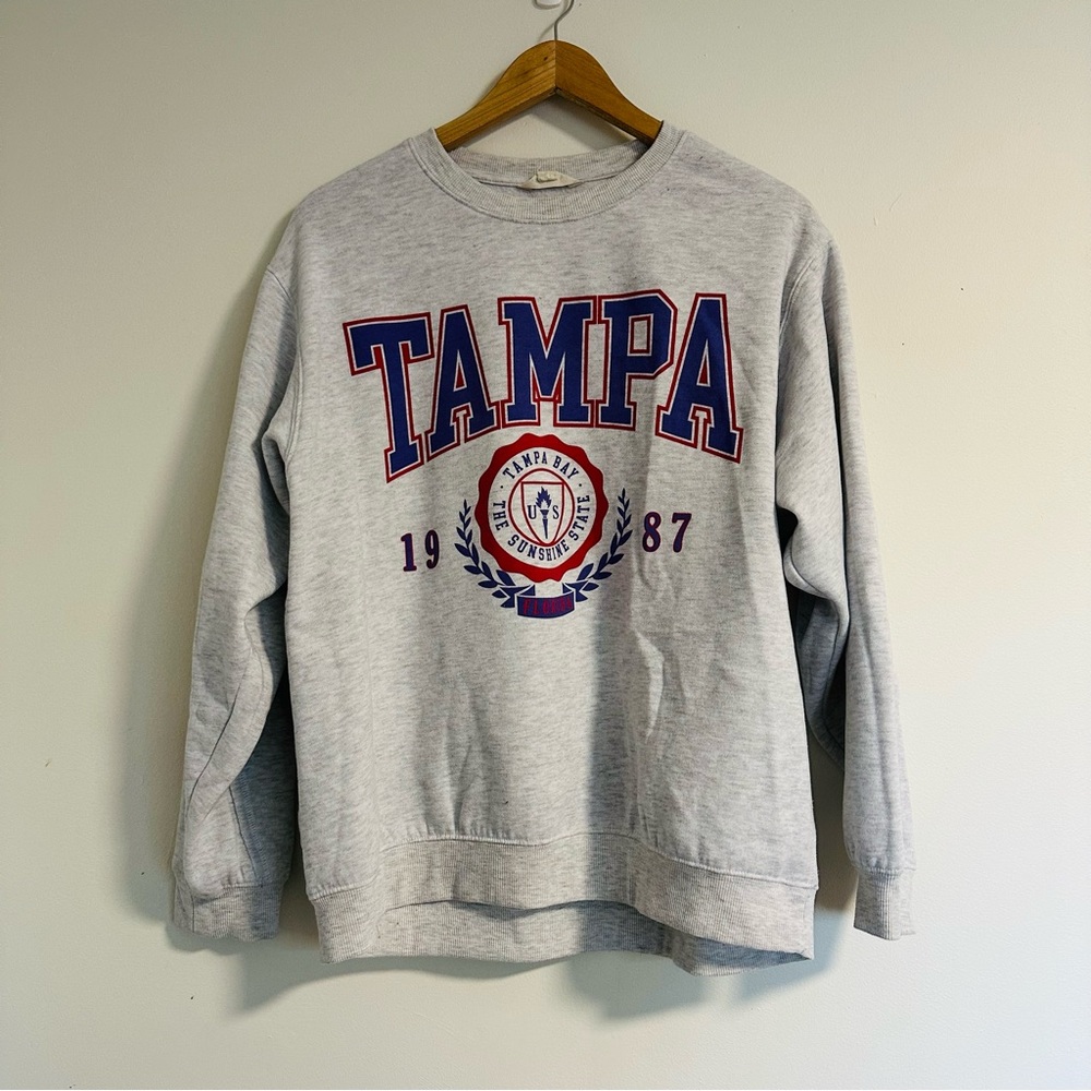 Aeropostale Gray Tampa Crewneck Sweater Women’s Medium